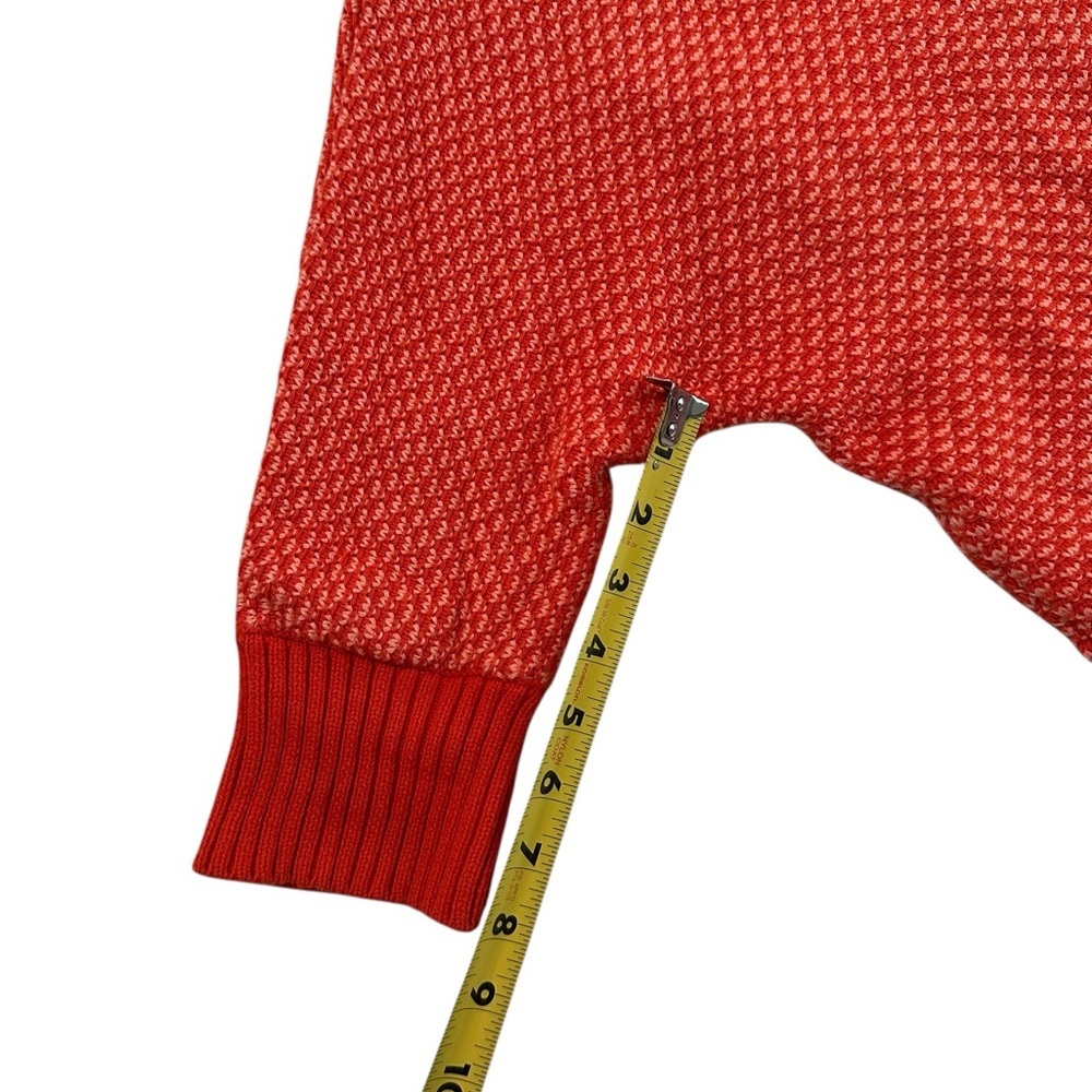 Cabi Grenadine Cocoon Full Zip Cardigan Orange Sweater  3/4 Sleeve size XS - Picture 14 of 17